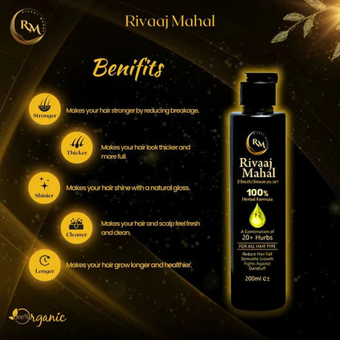 Rivaaj Mahal Hair Oil | 100% Results