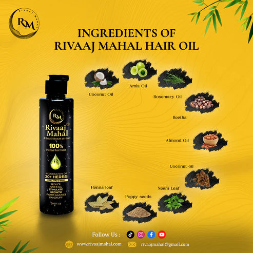 Rivaaj Mahal Hair Oil | 100% Results