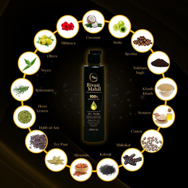 Rivaaj Mahal Hair Oil | 100% Results